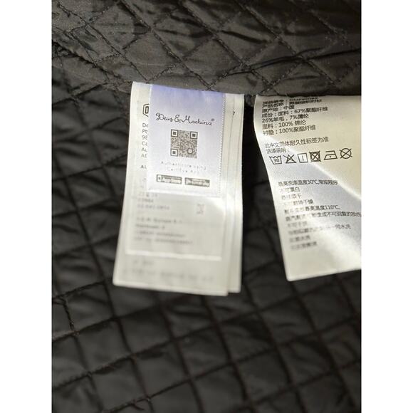 Dues Ex Machina The Piston Wool Shirt Lightweight Coat Jacket Plaid Men's Size L - Picture 5 of 14